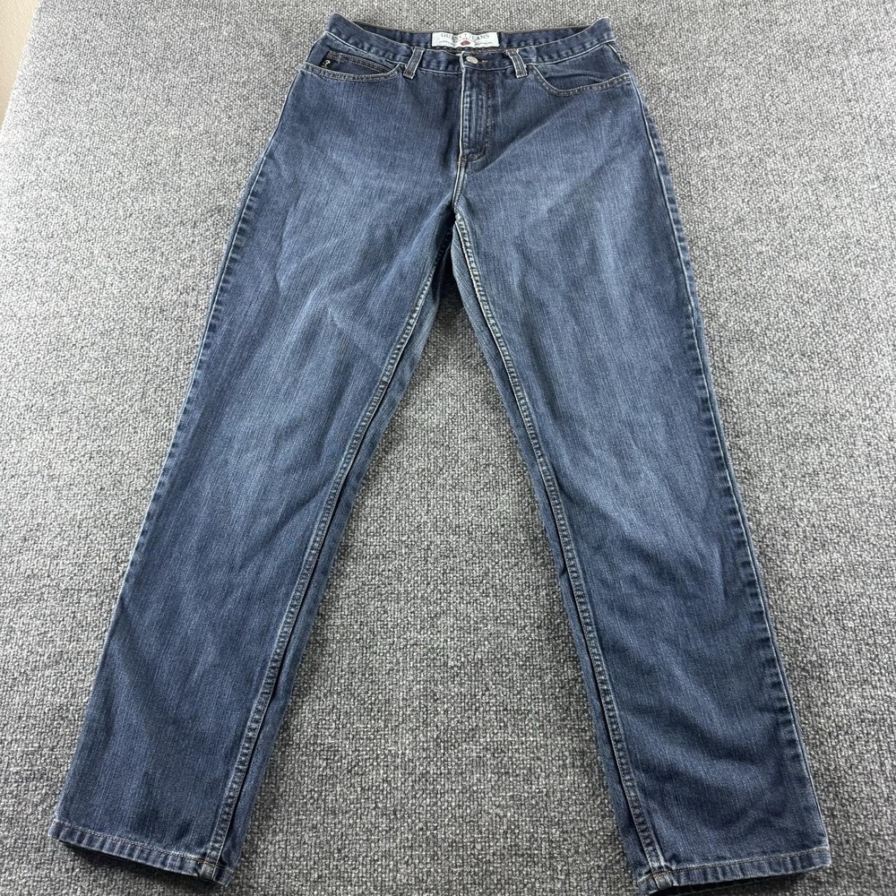 Guess 650 Jeans Mens 31 Blue Medium Wash Classic Fit Narrow Leg Denim Pants